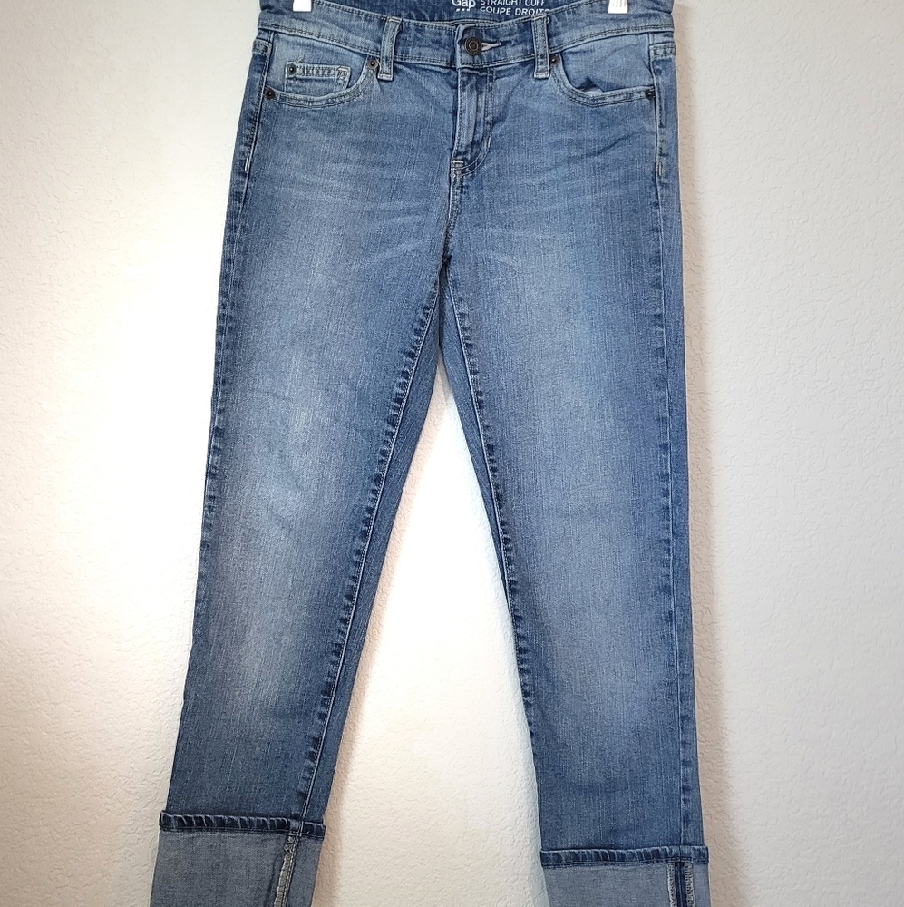 GAP Straight Cuff Coupe Droite a Reverse Capris